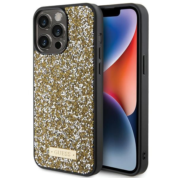 Etui Guess do iPhone 15 Pro, Żółty zdjęcie 1