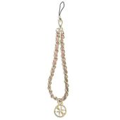 guess zawieszka gustsas4p phone strapróżowy/pink chain metal 4g charm