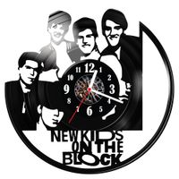 Zegar ścienny z płyty winylowej New Kids on the Block 1731.14