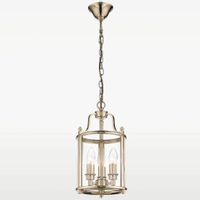 Retro LAMPA wisząca NEW YORK P03875AU Cosmolight industrialny ZWIS latarenka na łańcuchu złoty
