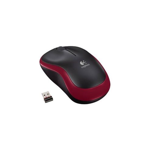 Mysz Logitech Wireless Mouse M185 (910-002240) Czerwona na Arena.pl