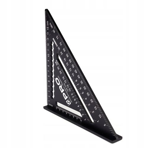 KĄTOWNIK STOLARSKI CIESIELSKI ALUMINIOWY PRZYMIAR KĄTOMIERZ BUDOWLANY 175mm na Arena.pl