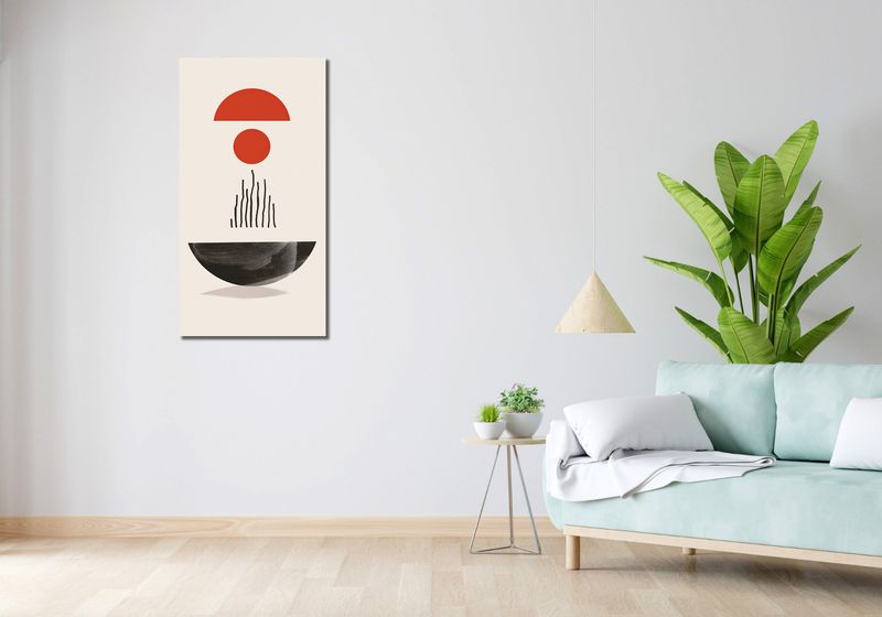 Obraz 50x100cm Półokrągła Forma zdjęcie 2