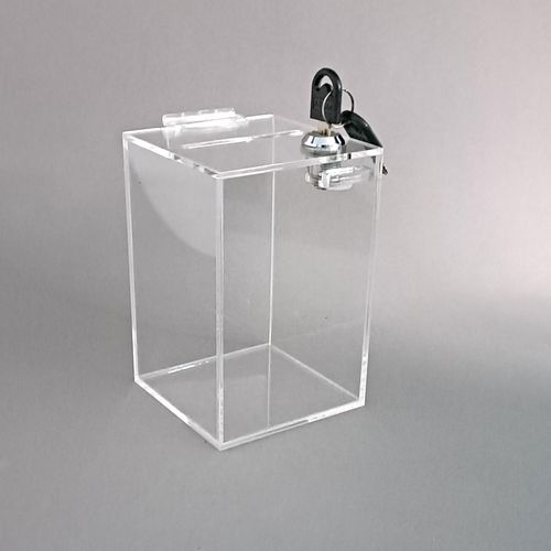 Skarbonka - Urna z plexi 10x10x15 cm na Arena.pl