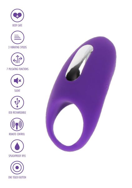 Tease & Arouse C-Ring Purple zdjęcie 5