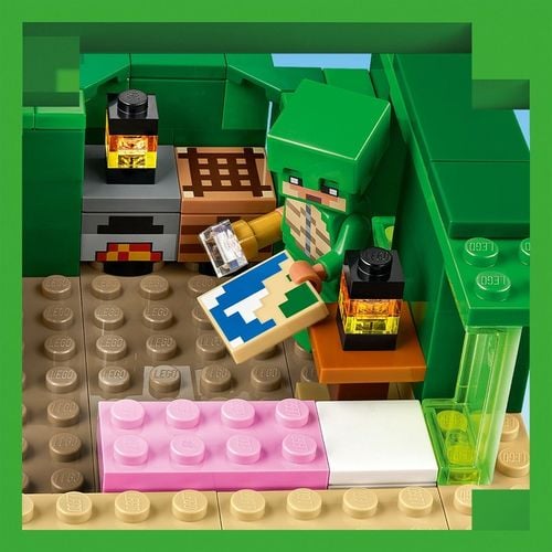 klocki LEGO Minecraft 21254 Domek na plaży żółwi 234 elementy na Arena.pl