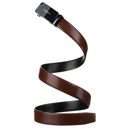 pasek męski w brązowym kolorze wykonany ze skóry naturalnej z automatyczną na Arena.pl