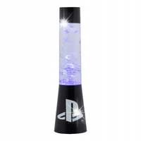 LAMPKA IKONY PLAYSTATION LEDOWO -ŻELOWA FLOW LAMP przepływowa 33cm