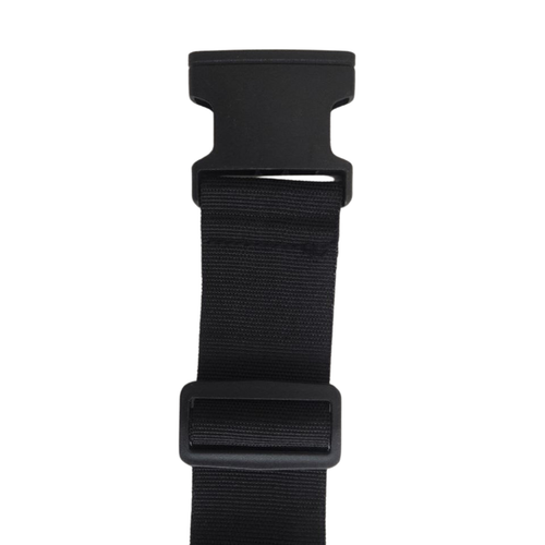 PAS DO WALIZKI ZABEZPIECZAJĄCY SPINAJĄCY BAGAŻ PODRÓŻNY POJEDYNCZY CZARNY na Arena.pl