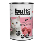 KARMA MOKRA DLA KOTA BULTI Puszka mielonka z wołowiną 400g