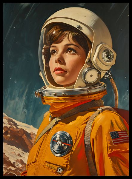 Plakat 40x55cm Pionierka Kosmosu zdjęcie 2