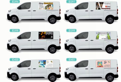 Reklama Naklejka na samochód dużo różnych wzorów MEBLE NA WYMIAR na Arena.pl