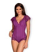 bielizna moketta body fioletowe l/xl