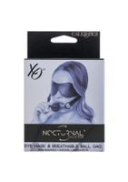 eye mask & breathable ball gag