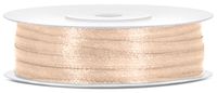 Tasiemka satynowa, kremowy, 3mm/50m