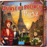 Strategiczna gra planszowa rywalizacyjna rodzinna - Wsiąść do Pociągu Paryż