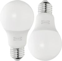 Żarówka led E27 470 lumenów 2 szt IKEA ciepła biel