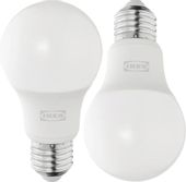 Żarówka led E27 470 lumenów 2 szt IKEA ciepła biel