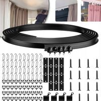 ZASŁONA SUFITOWA 5 M ELASTYCZNY KARNISZ DO ZASŁON SZYNA DO OKIEN