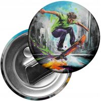 Magnes na lodówkę z otwieraczem DESKOROLKA SKATE SPORT OLLIE