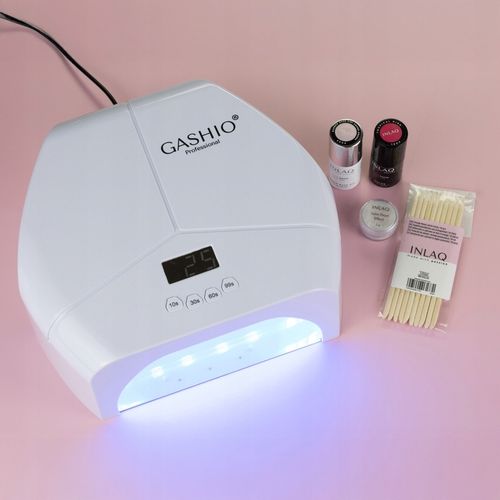 LAMPA DO PAZNOKCI UV LED DO ŻELI HYBRYDY 268W MOCNA DUAL LED LUSTRZANE DNO na Arena.pl