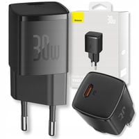 BASEUS SZYBKA ŁADOWARKA SIECIOWA Cube Pro GaN 30W USB-C ZASILACZ KOSTKA