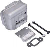 TŁUMIK KOMPLETNY ŚRUBY NAKRĘTKI USZCZELKA STIHL 017 018 MS170 MS180 GERMAN