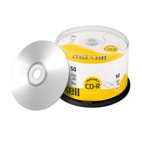 Maxell płyta CD-R do nadruku jednorazowego zapisu 52x  700MB 50szt
