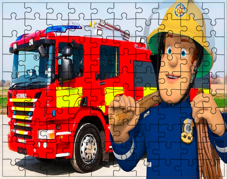 Puzzle Strażak Sam zdjęcie 1