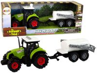 SUPER ZABAWKA TRAKTOR Z PRZYCZEPKĄ