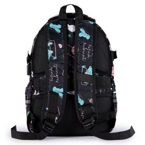 Plecak TORNISTER szkolny dziecięcy pojemny czarny Klasy 1-3 Odblaski BIVACC na Arena.pl