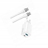 Szybka ładowarka GaN 45W 2 wejścia USB i USB-C z kablem do Oppo Reno 8 Pro