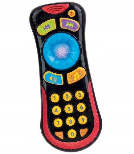 SMILY PLAY Edukacyjny interaktywny pilot TV czarny na Arena.pl