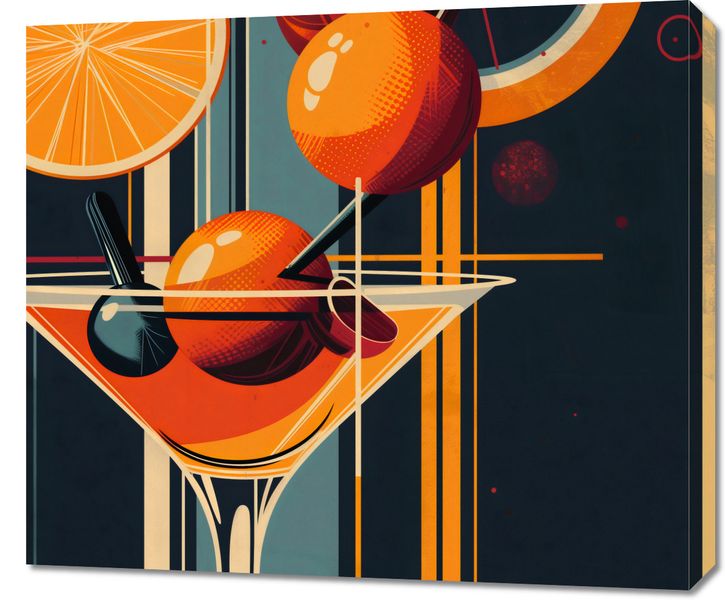 Obraz 70x60cm Koktajl w Stylu zdjęcie 1