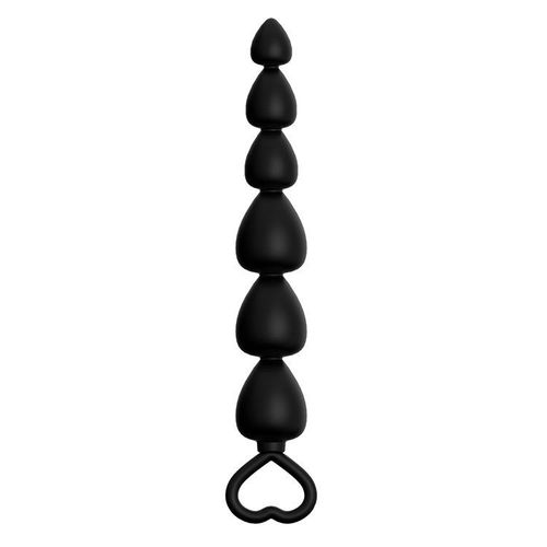 Plug-Power Escorts - Anal Beads Runner - Silicone-Black na Arena.pl