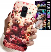 ETUI DO SAMSUNG A6 2018 - MISIE, LOVE YOU, SERCA WIELE WZORÓW CASE