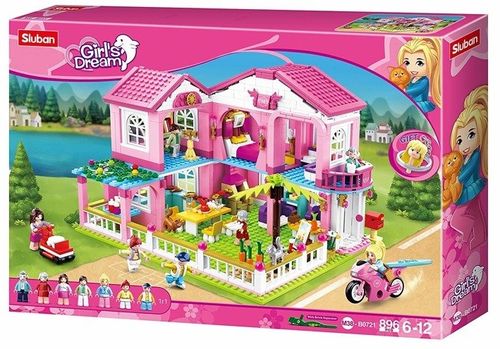 KLOCKI SLUBAN GD Duży Dom Pałac Apartamentowiec Willa 896 el. komp. z LEG na Arena.pl