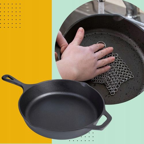 PATELNIA ŻELIWNA DUŻA 31cm INDUKCJA OGNISKO GRILL GAZ TALERZ ŻELIWNY na Arena.pl