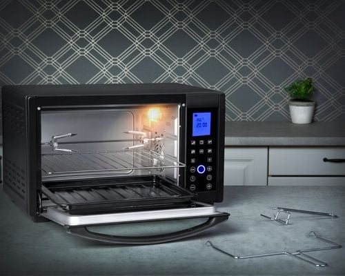 Piekarnik First Austria 45L LED Dotykowy 2000W z Rożnem i Grillem na Arena.pl