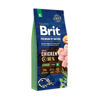 brit premium by nature junior xl z kurczakiem 15kg