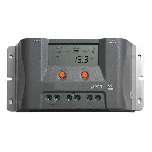 KONTROLER REGULATOR ŁADOWANIA MPPT 12V 10A LUMIAX zdjęcie 1