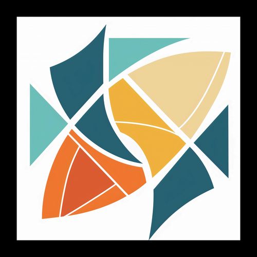 Plakat 20x20cm Geometria Wiatru na Arena.pl