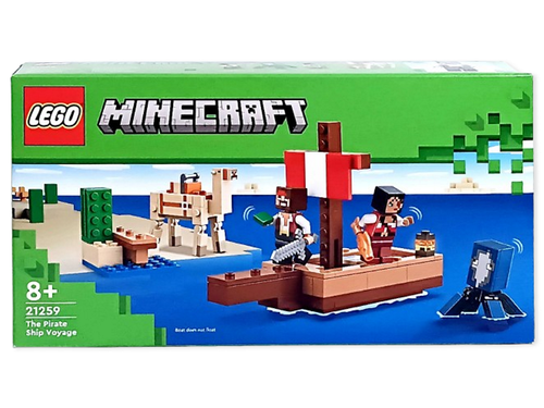 Klocki LEGO Minecraft Rejs statkiem pirackim 21259 na Arena.pl