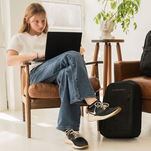 Plecak męski do pracy na laptopa szkolny młodzieżowy pojemny czarny ZAGATTO na Arena.pl