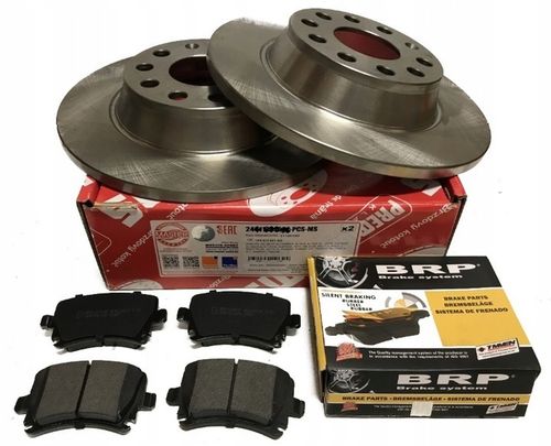 Tarcze Hamulcowe + Klocki Tył VW Touran Passat CC B6 B7 (2005r-2014r) na Arena.pl