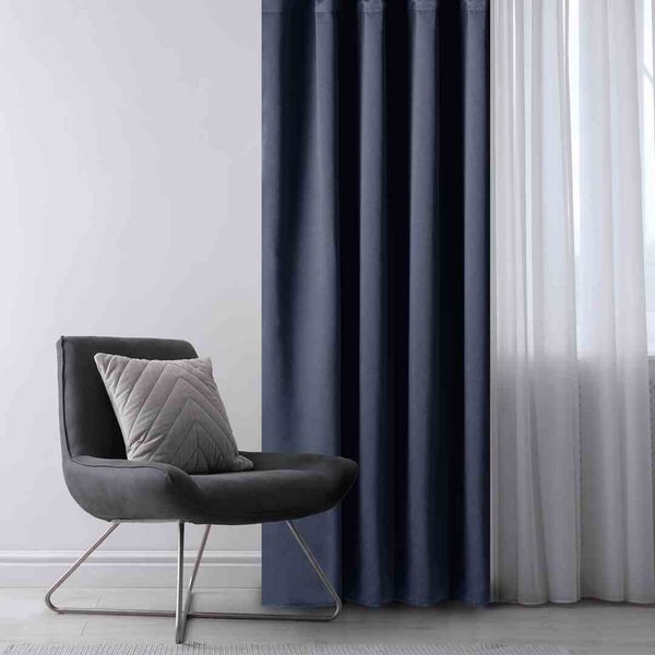 CURT/AH/BLACKOUT/EYELETS/INDIGO/140X175/1PC zdjęcie 6