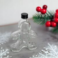 5x Butelka Ciastko 250 ml PREZENT NA ŚWIĘTA Nalewki BUTELKI SZKLANE PIERNIK