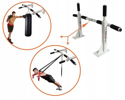 DRĄŻEK DO PODCIĄGANIA ŚCIENNY TRENINGOWY GIMNASTYCZNY DO ĆWICZEŃ NA WOREK na Arena.pl