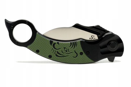 Nóż składany kieszonkowy KARAMBIT stal EDC survival Sitivien ST164 scyzoryk na Arena.pl