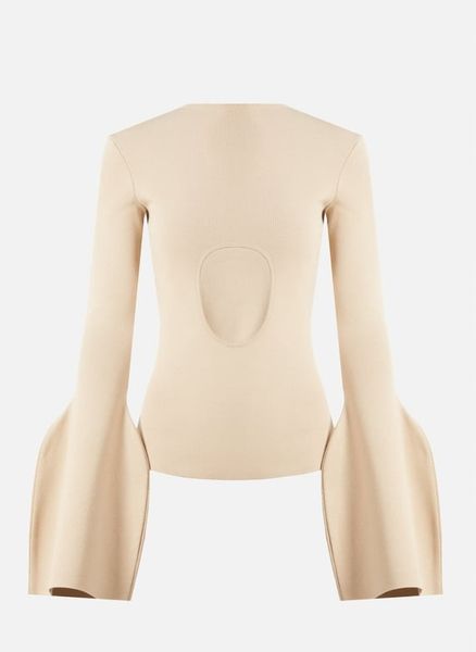 Sweter A.w.a.k.e. mode Openwork viscose jumper XS zdjęcie 1